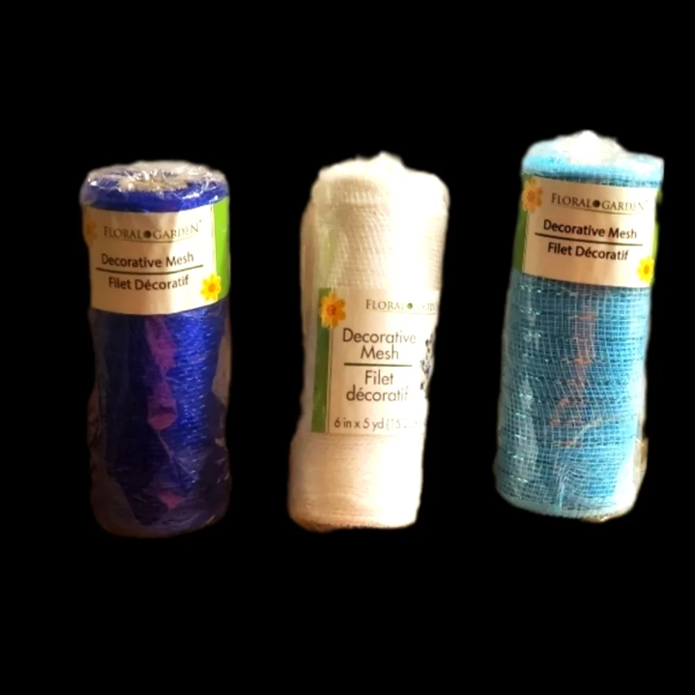 Decorative Mesh Ribbon Set - Picture 1 of 6